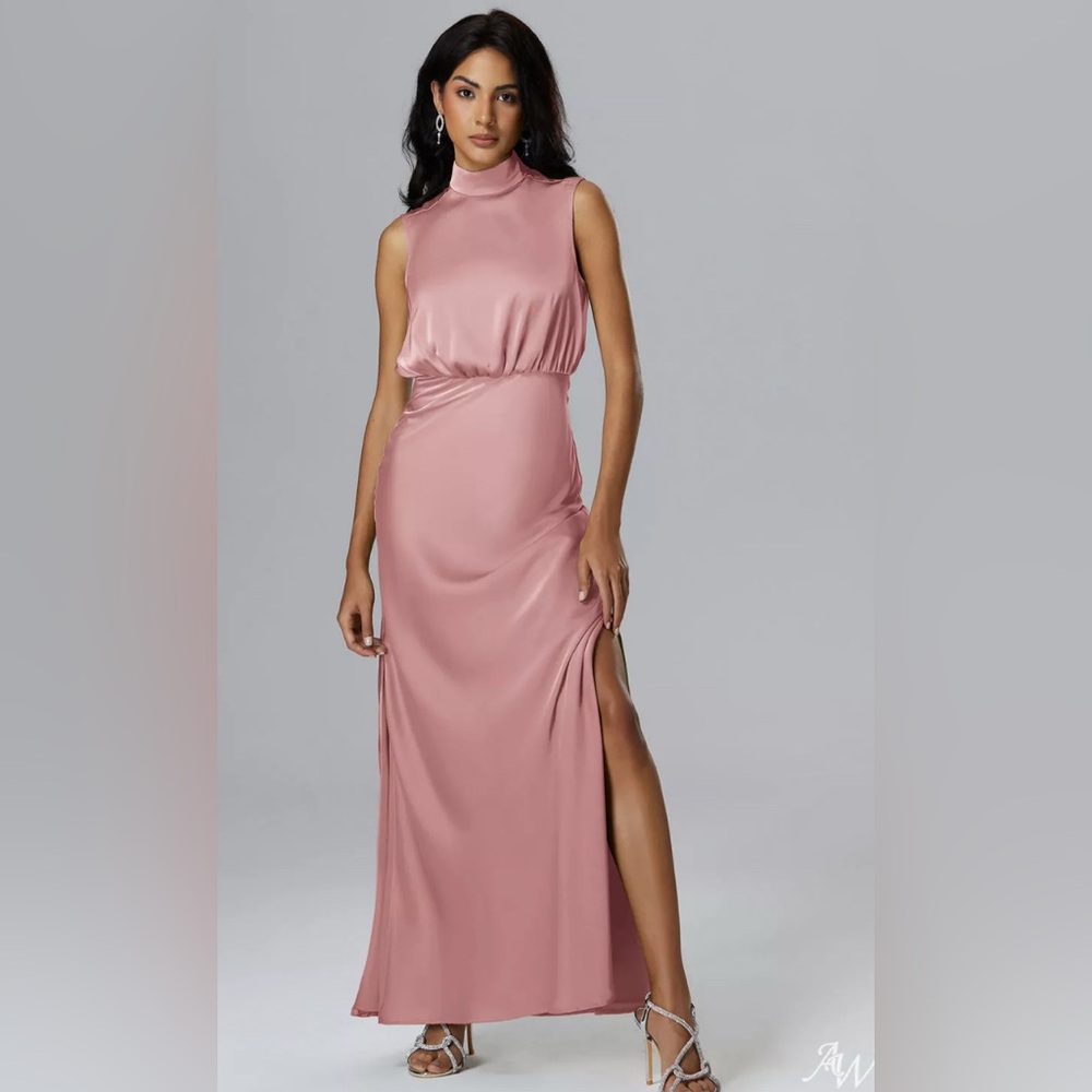 Elegant Rose Quartz Dress